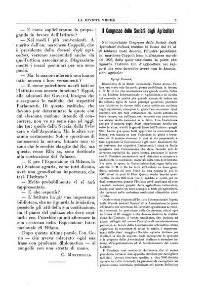 La rivista verde per la popolarizzazione dell'Istituto agrario internazionale