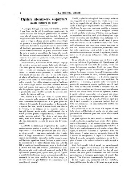 La rivista verde per la popolarizzazione dell'Istituto agrario internazionale