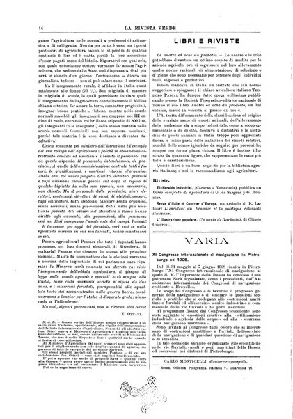 La rivista verde per la popolarizzazione dell'Istituto agrario internazionale