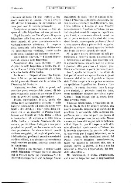 Rivista del freddo periodico mensile illustrato tecnico, scientifico, economico, commerciale