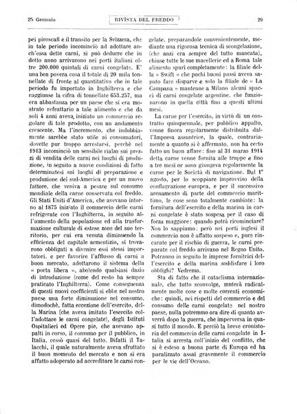 Rivista del freddo periodico mensile illustrato tecnico, scientifico, economico, commerciale