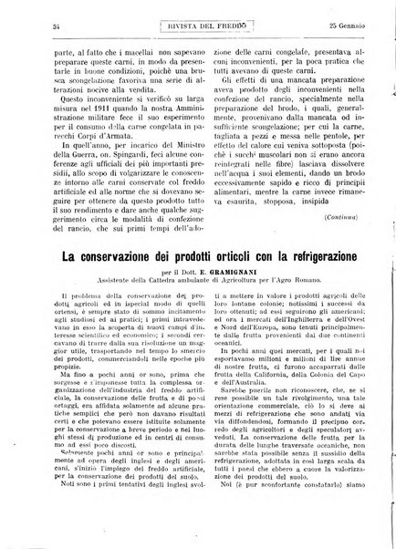 Rivista del freddo periodico mensile illustrato tecnico, scientifico, economico, commerciale