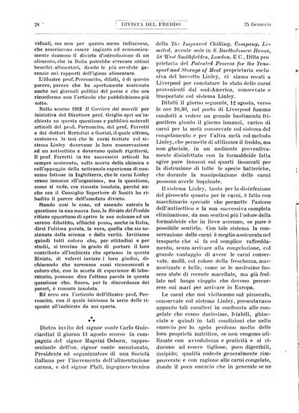 Rivista del freddo periodico mensile illustrato tecnico, scientifico, economico, commerciale