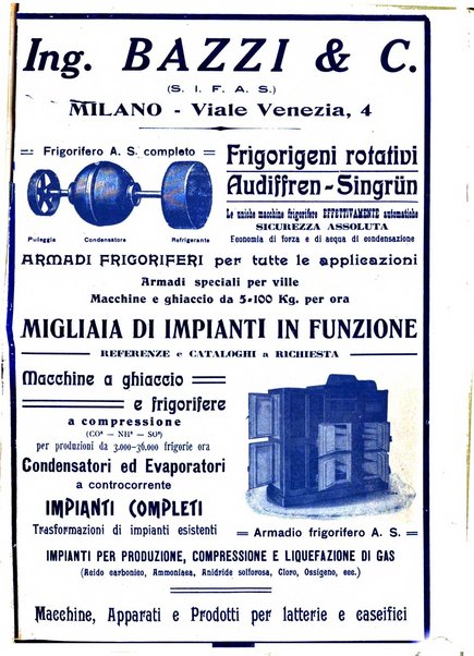 Rivista del freddo periodico mensile illustrato tecnico, scientifico, economico, commerciale