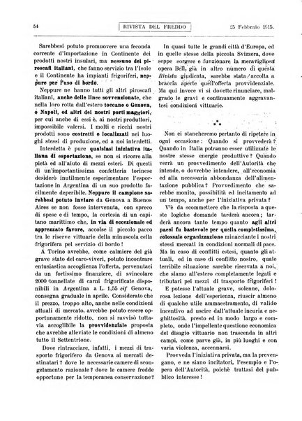 Rivista del freddo periodico mensile illustrato tecnico, scientifico, economico, commerciale