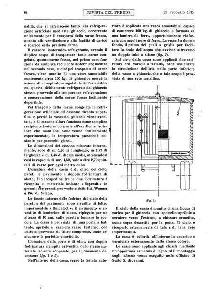 Rivista del freddo periodico mensile illustrato tecnico, scientifico, economico, commerciale