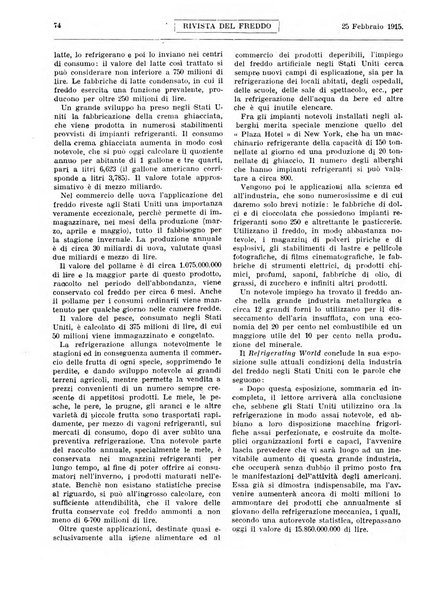 Rivista del freddo periodico mensile illustrato tecnico, scientifico, economico, commerciale