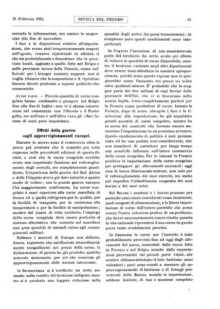 Rivista del freddo periodico mensile illustrato tecnico, scientifico, economico, commerciale