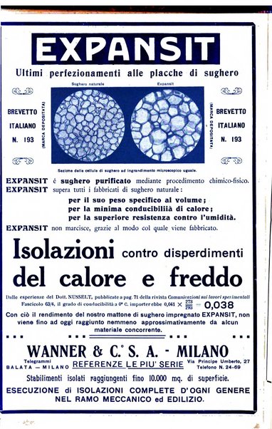 Rivista del freddo periodico mensile illustrato tecnico, scientifico, economico, commerciale