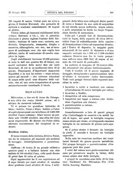 Rivista del freddo periodico mensile illustrato tecnico, scientifico, economico, commerciale