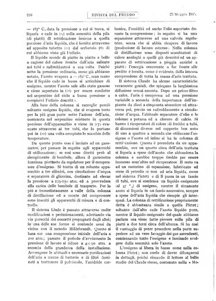 Rivista del freddo periodico mensile illustrato tecnico, scientifico, economico, commerciale