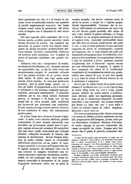 Rivista del freddo periodico mensile illustrato tecnico, scientifico, economico, commerciale