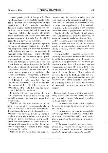 Rivista del freddo periodico mensile illustrato tecnico, scientifico, economico, commerciale