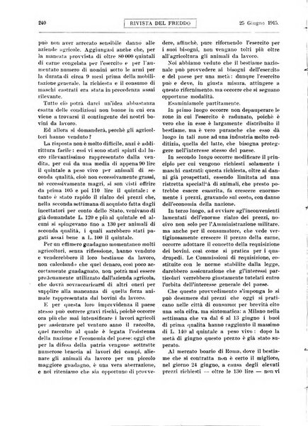 Rivista del freddo periodico mensile illustrato tecnico, scientifico, economico, commerciale