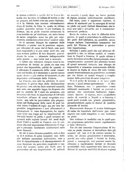 Rivista del freddo periodico mensile illustrato tecnico, scientifico, economico, commerciale