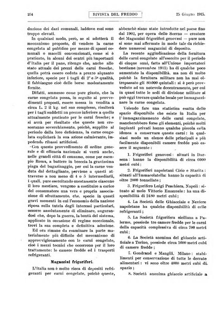 Rivista del freddo periodico mensile illustrato tecnico, scientifico, economico, commerciale