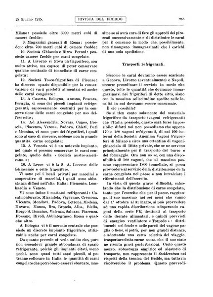 Rivista del freddo periodico mensile illustrato tecnico, scientifico, economico, commerciale