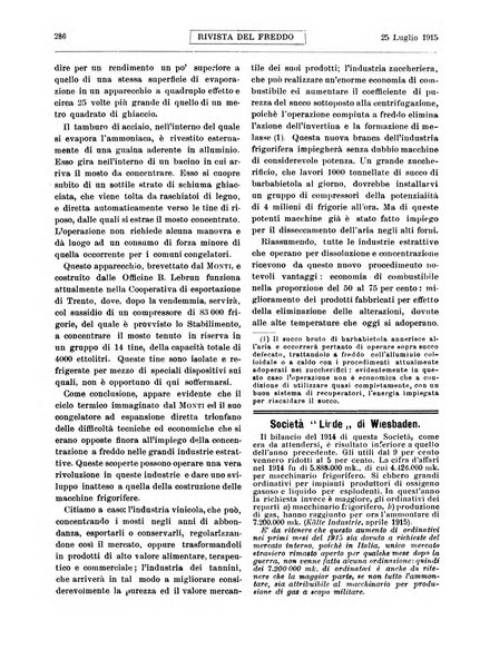 Rivista del freddo periodico mensile illustrato tecnico, scientifico, economico, commerciale