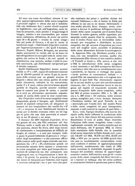 Rivista del freddo periodico mensile illustrato tecnico, scientifico, economico, commerciale