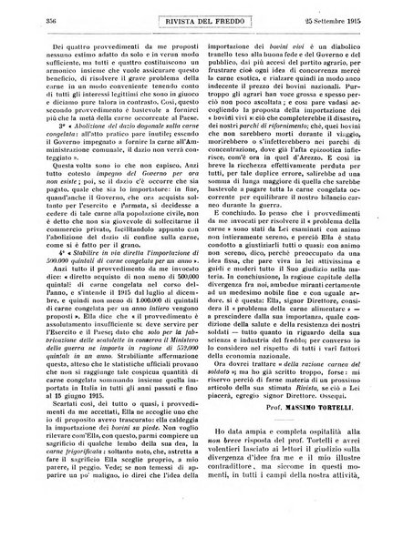 Rivista del freddo periodico mensile illustrato tecnico, scientifico, economico, commerciale