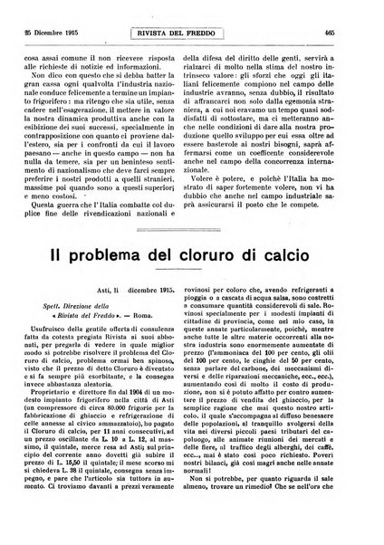 Rivista del freddo periodico mensile illustrato tecnico, scientifico, economico, commerciale