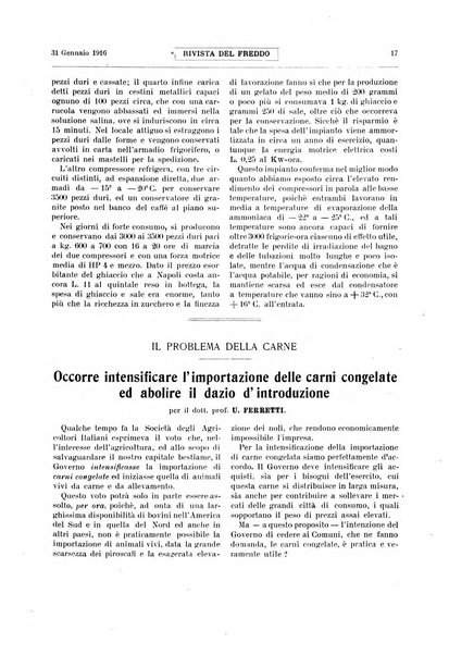 Rivista del freddo periodico mensile illustrato tecnico, scientifico, economico, commerciale