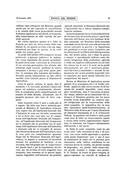 Rivista del freddo periodico mensile illustrato tecnico, scientifico, economico, commerciale