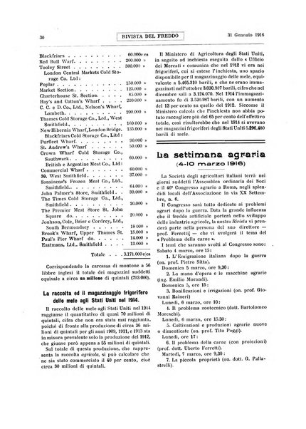 Rivista del freddo periodico mensile illustrato tecnico, scientifico, economico, commerciale