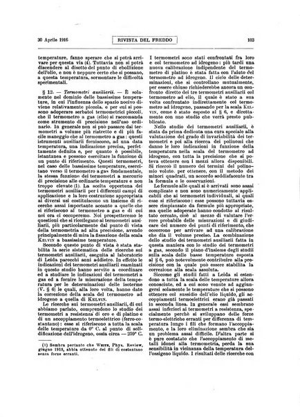 Rivista del freddo periodico mensile illustrato tecnico, scientifico, economico, commerciale