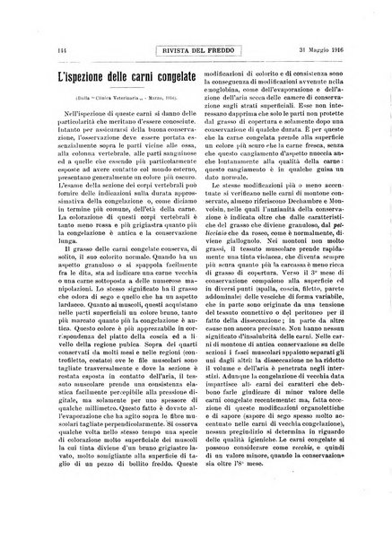 Rivista del freddo periodico mensile illustrato tecnico, scientifico, economico, commerciale