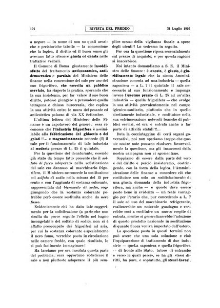 Rivista del freddo periodico mensile illustrato tecnico, scientifico, economico, commerciale