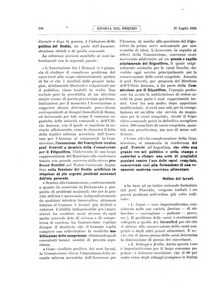 Rivista del freddo periodico mensile illustrato tecnico, scientifico, economico, commerciale