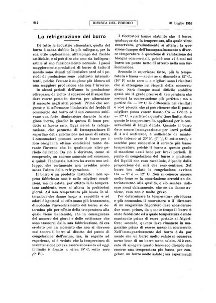 Rivista del freddo periodico mensile illustrato tecnico, scientifico, economico, commerciale