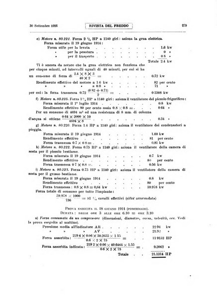 Rivista del freddo periodico mensile illustrato tecnico, scientifico, economico, commerciale