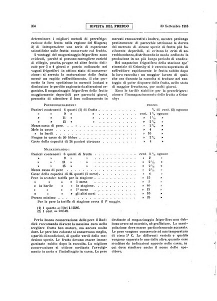 Rivista del freddo periodico mensile illustrato tecnico, scientifico, economico, commerciale