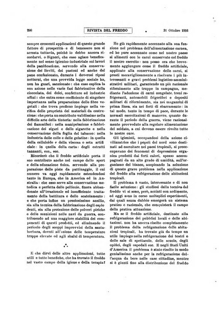 Rivista del freddo periodico mensile illustrato tecnico, scientifico, economico, commerciale