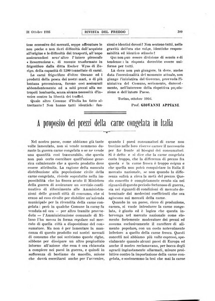 Rivista del freddo periodico mensile illustrato tecnico, scientifico, economico, commerciale