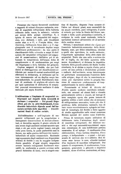 Rivista del freddo periodico mensile illustrato tecnico, scientifico, economico, commerciale