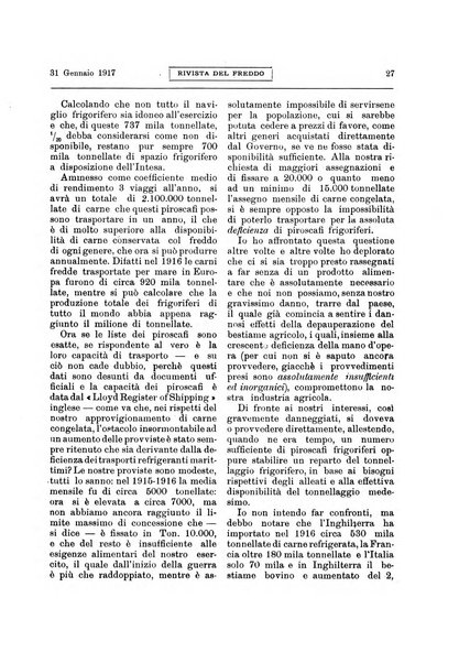 Rivista del freddo periodico mensile illustrato tecnico, scientifico, economico, commerciale