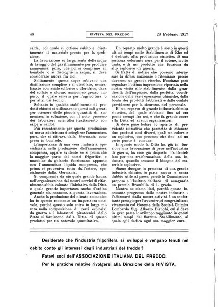 Rivista del freddo periodico mensile illustrato tecnico, scientifico, economico, commerciale