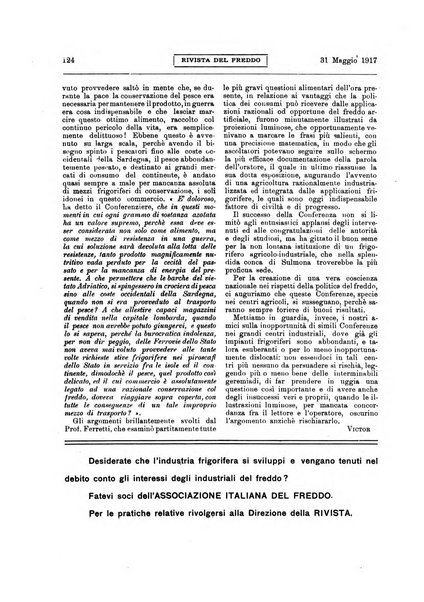 Rivista del freddo periodico mensile illustrato tecnico, scientifico, economico, commerciale