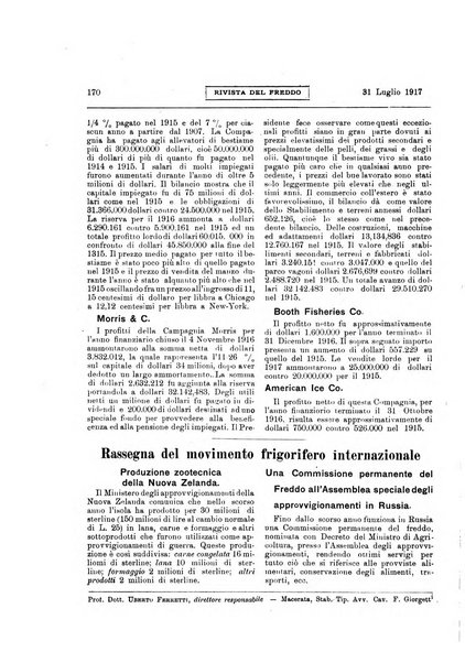 Rivista del freddo periodico mensile illustrato tecnico, scientifico, economico, commerciale