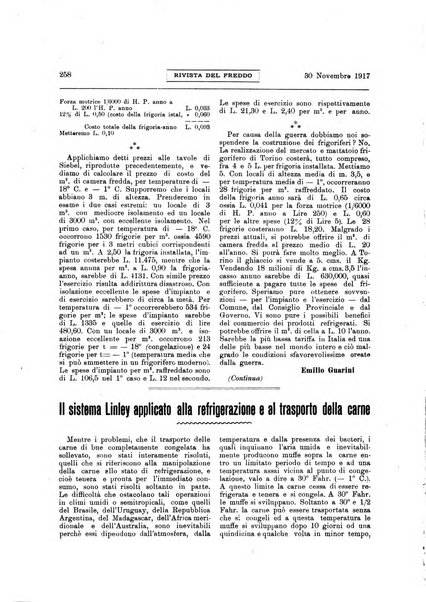 Rivista del freddo periodico mensile illustrato tecnico, scientifico, economico, commerciale