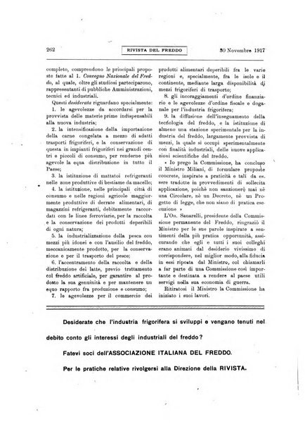 Rivista del freddo periodico mensile illustrato tecnico, scientifico, economico, commerciale