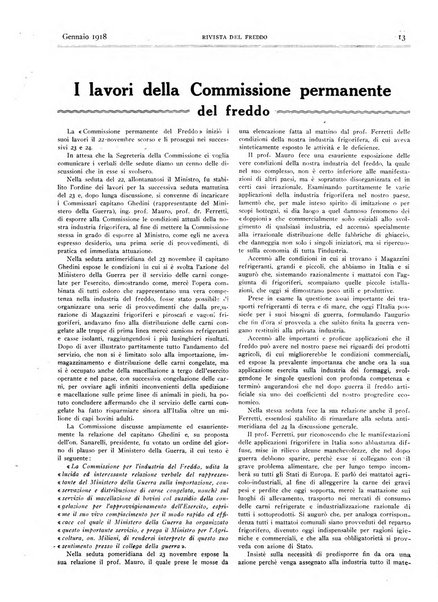 Rivista del freddo periodico mensile illustrato tecnico, scientifico, economico, commerciale