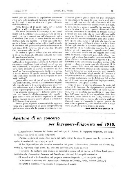 Rivista del freddo periodico mensile illustrato tecnico, scientifico, economico, commerciale