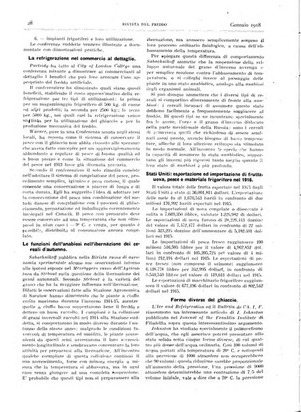 Rivista del freddo periodico mensile illustrato tecnico, scientifico, economico, commerciale