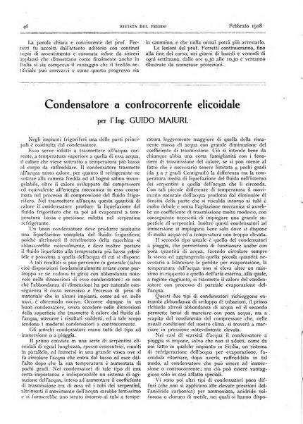 Rivista del freddo periodico mensile illustrato tecnico, scientifico, economico, commerciale