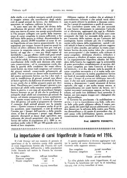 Rivista del freddo periodico mensile illustrato tecnico, scientifico, economico, commerciale