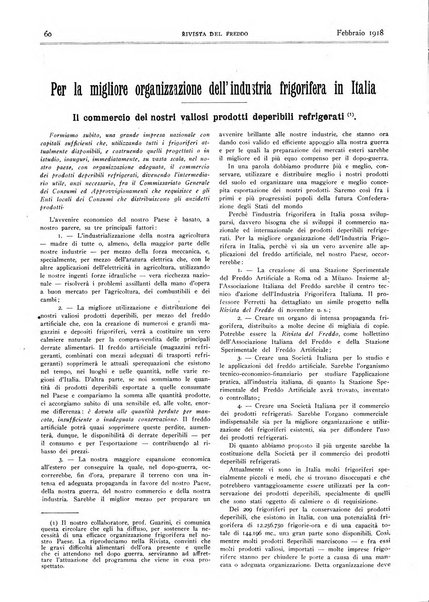 Rivista del freddo periodico mensile illustrato tecnico, scientifico, economico, commerciale